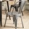 105610 Bellevue 5Pc Dining Set by Coaster w/Metal Legs & Chairs