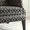 Zarate Accent Chair 59442 2Pc Set in Patterned Fabric by Acme