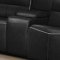 U8078 Power Reclining Sofa in Black by Global w/Options