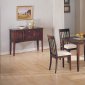 Deep Cherry Finish Square Dinette Set