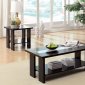 Luminar II Coffee & 2 End Table Set CM4559 in Espresso w/Options