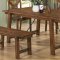 103991 Lawson Dining Table in Rustic Oak Finish by Coaster