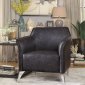 Basseri 2Pc Accent Chair Set 1294GY-1 in Dark Gray - Homelegance