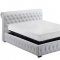 Chesterfield Modern White Bedroom by J&M w/Leatherette Bed