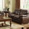 CM6630 Hastings Sofa in Brown Leather-Like Fabric w/Options