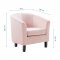 Prospect Accent Chair Set of 2 in Pink Velvet by Modway