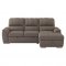 Andes Sectional Sofa Bed 9858TP in Taupe Fabric by Homelegance