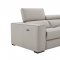 Picasso Power Motion Sofa Silver Gray Leather by J&M w/Options