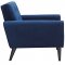 Delve Sofa in Navy Velvet Fabric by Modway w/Options