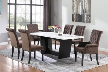 Osborne Dining Table 115511 by Coaster w/Optional Brown Chairs [CRDS-115511-115172 Osborne]