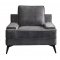 Mattie Sofa & Loveseat Set 550941 in Charcoal Velvet by Coaster