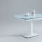 Grace Dining Table 5Pc Set in White w/Camila Chairs by Chintaly