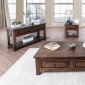 Annabel Coffee Table & 2 End Table Set CM4613 in Walnut w/Opt