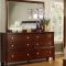 B297 Bedroom in Cherry Finish w/Options