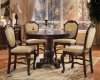 Chateau De Ville 64082 Dining Set 5Pc Espresso by Acme w/Options