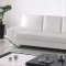 7240 Sofa in White Bonded Leather & PVC by American Eagle