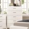 Jeremaine 300345 Bedroom in White by Coaster w/Options