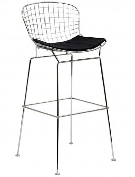 Cad Bar Stool Set of 2 in Black or White by Modway [MWBA-EEI-162 CAD]