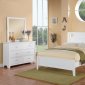 F9123 Kids Bedroom 4Pc Set in White by Boss w/Options