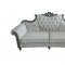 House Delphin Sofa in Ivory Fabric 58830 by Acme w/Options