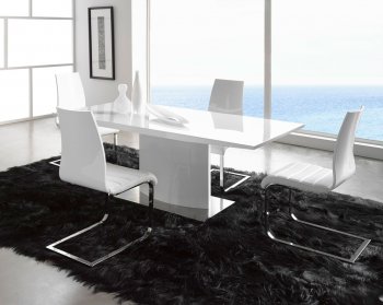 Maria Dining Table in White w/Options by ESF [EFDS-Maria]