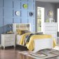 Mallowsea Youth Bedroom 30410 4Pc Set in White by Acme