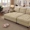 Norma Sectional Sofa CM6440 in Beige Linen-Like Fabric