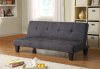 Albert 4806MBK Lounger Sofa Bed by Homelegance in Black