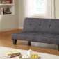 Albert 4806MBK Lounger Sofa Bed by Homelegance in Black