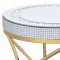 Elise Coffee Table 710368 Mirror & Gold by Coaster w/Options