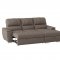 Andes Sectional Sofa Bed 9858TP in Taupe Fabric by Homelegance