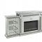 Noralie Fireplace w/Bluetooth & LED AC00518 in Mirrored by Acme