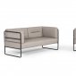 Norman Loveseat in Grey Fabric by VIG w/Optional Chair