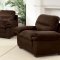 51105 Standford Sofa in Chocolate Easy Rider Fabric by Acme