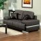 Thessaly SM6607 Sofa in Espresso Leatherette w/Options