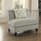 Temptation Sofa 8337FA in Light Grey Fabric by Homelegance