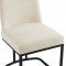 Amplify Dining Chair Set of 2 in Beige Fabric by Modway