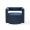 Booth Swivel Accent Chair in Midnight Blue Velvet by Modway