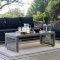 Aura Outdoor Patio Sofa 2923 in Gray & Navy by Modway w/Options