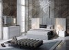 Hellen Bedroom in White & Gray by ESF w/Light & Options