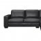 U821 Sectional Sofa in Dark Gray Faux Leather by Global