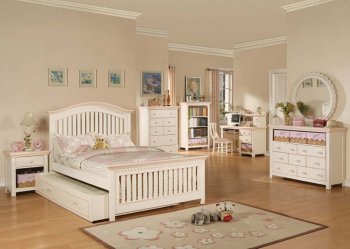 00755 Crowley Kids Bedroom in Cream & Peach by Acme w/Options [AMKB-00755 Crowley]