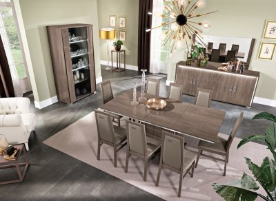 Dover Dining Table in Brown by ESF w/Options