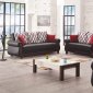 Hampton Sofa Bed in Black PU-Bonded Leather by Empire w/Options