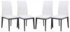 Somers Set of 4 Dining Chairs SV17WL in White by LeisureMod