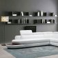 Killian Sectional Sofa 1514 in White Full Leather by VIG