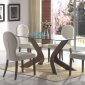 San Vicente Dining Set 5Pc by Coaster w/Glass Top