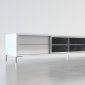 LD03-LAQ Lexington Media Cabinet by Modloft in White Lacquer