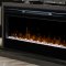 David Electric Fireplace Media Console in Smoke by Dimplex