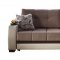 Ultra Optimum Brown Sofa Bed Convertible by Bellona w/Options